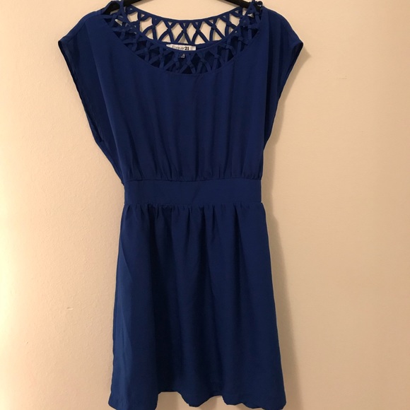 Forever 21 Dresses Royal Blue Casual Dress Poshmark